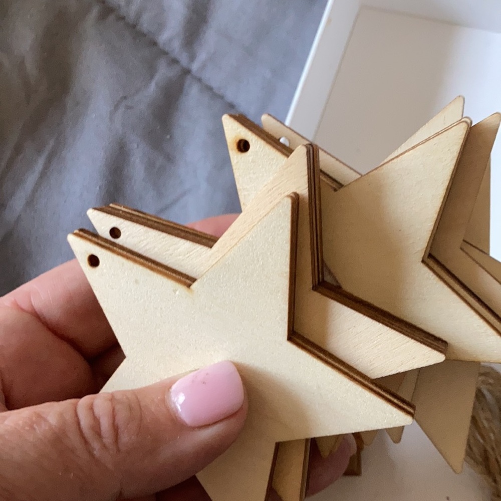 ⭐️WOODEN Craft stars ⭐️ - Picture 5 of 6